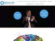 Tablet Screenshot of brain-hr.com